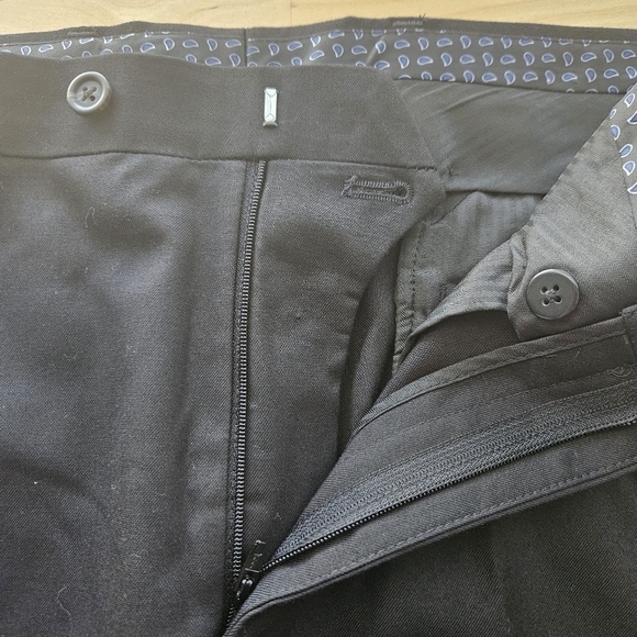 Ralph Lauren Mens Black Dress Pants Sz 32x32 - Picture 4 of 12